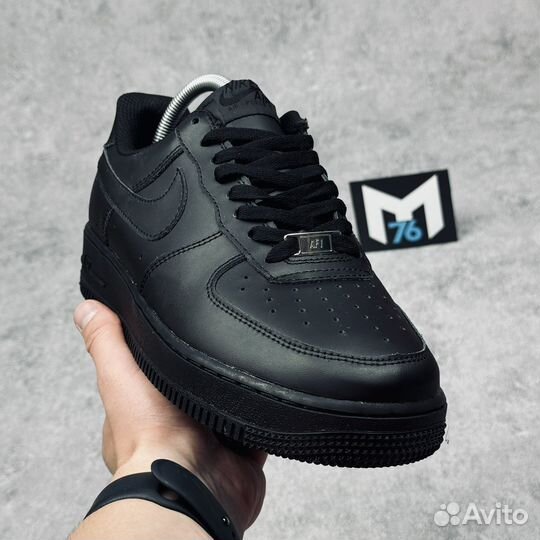 Кроссовки nike air force 1 черные