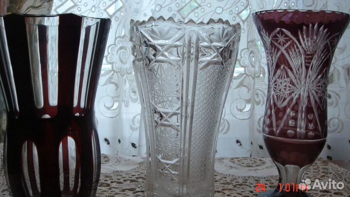 Ваза хрустальная СССР