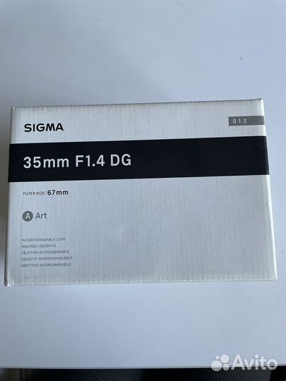 Sigma 35mm 1 4 art sony e