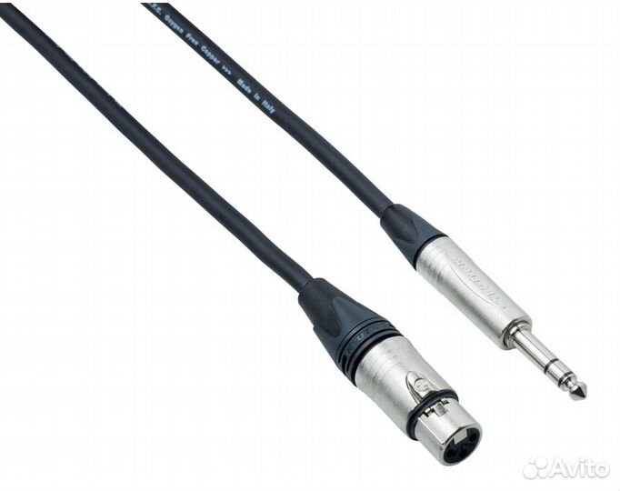 Кабель межблочный XLR-F-Jack Bespeco ncsma600 6 m