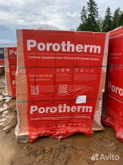 Керамические Блоки Porotherm Thermo