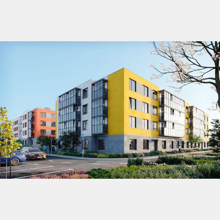 1-к. квартира, 42,5 м², 4/4 эт.