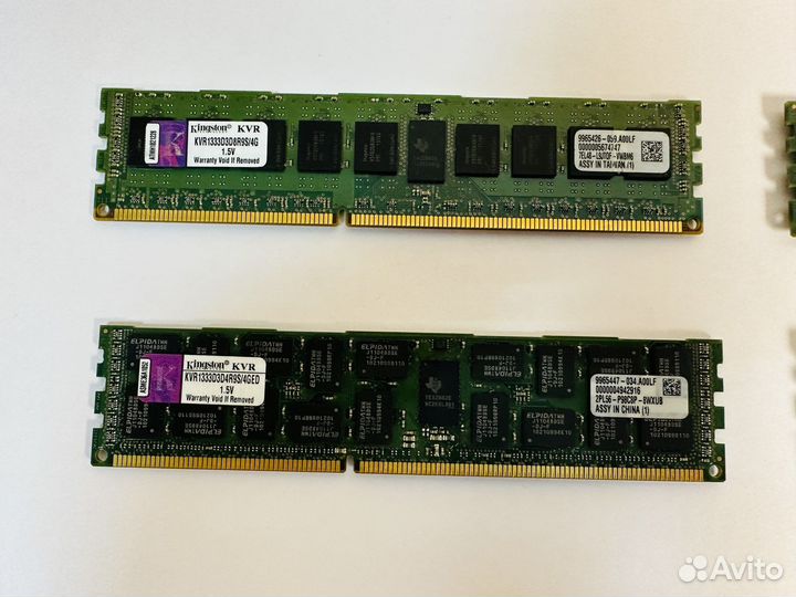 Серверная память озу RAM DDR3 4гб - 5шт