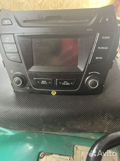 Штатная магнитола Санта фе