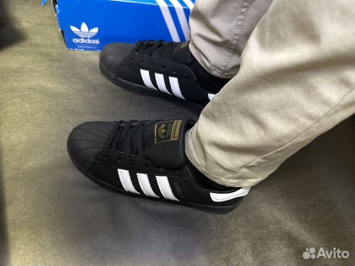 Кроссовки Adidas Superstar Черные