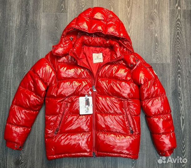 Пуховик Moncler мужской глянцевый