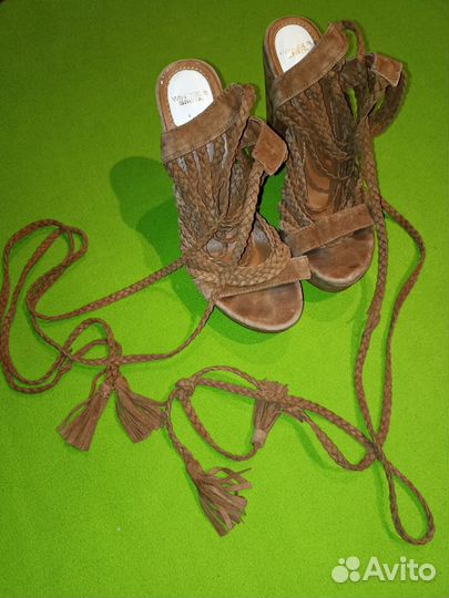 Замшевые босоножки Windsor Smith 39 женские