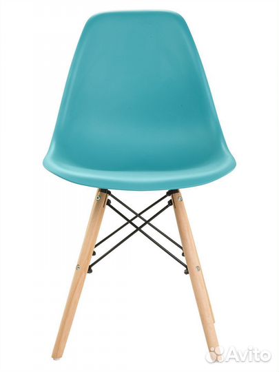Стул в стиле eames DSW бирюзовый