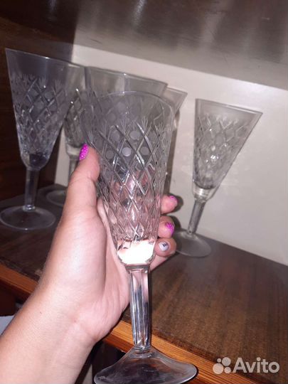 Хрустальные фужеры