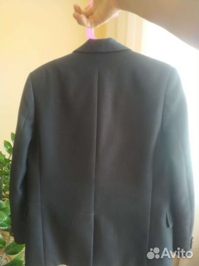 Школьный костюм для мальчика серый 140