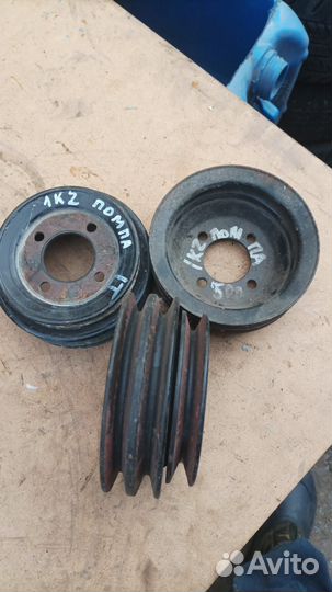 Тойота 1KZ шкив помпы бу
