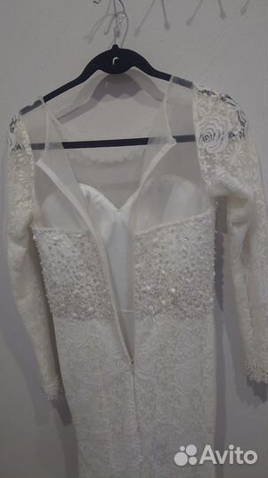 Свадебное платье 42 бу