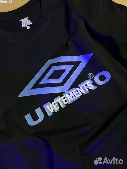 Футболка Vetements x Umbro размер М