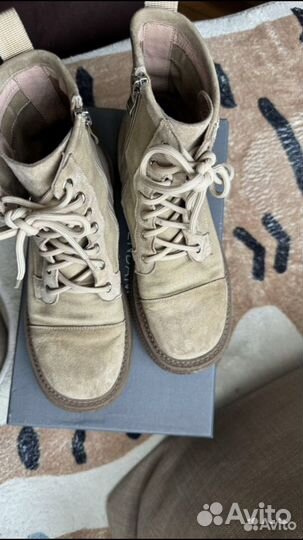 Берцы натур. замша Юнармия