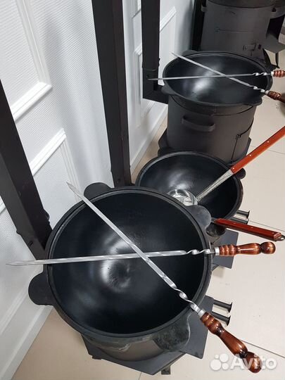 Казан с печью под казан