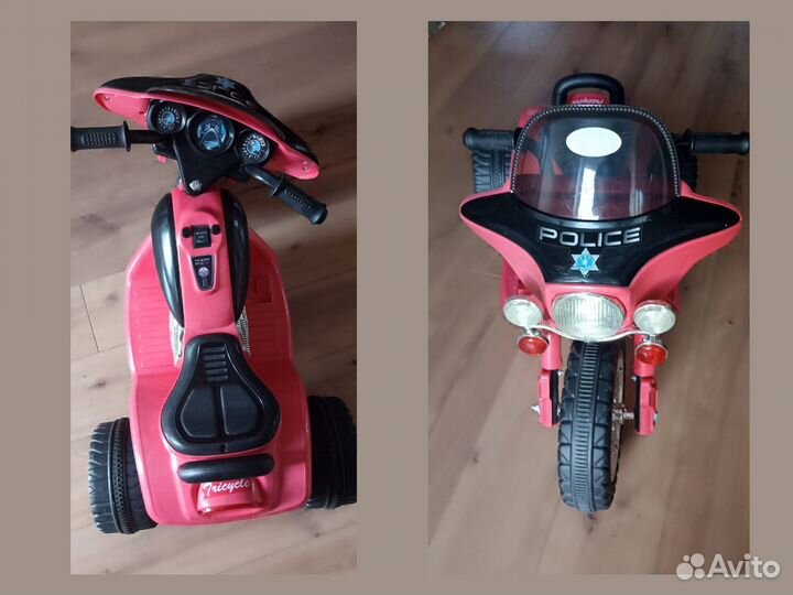 Детский электромотоцикл от 3 лет