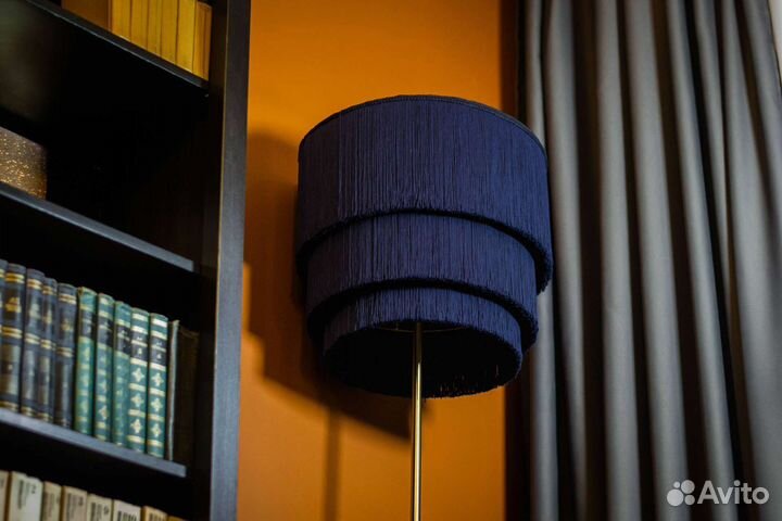 Торшер Богема светильник с бахромой