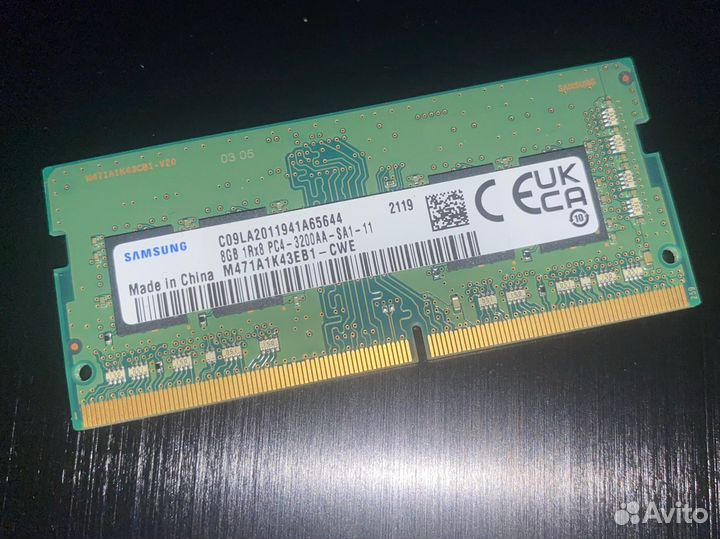 So dimm DDR4 8gb samsung 3200 оперативная память