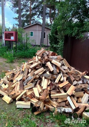 Дрова сухие навалом