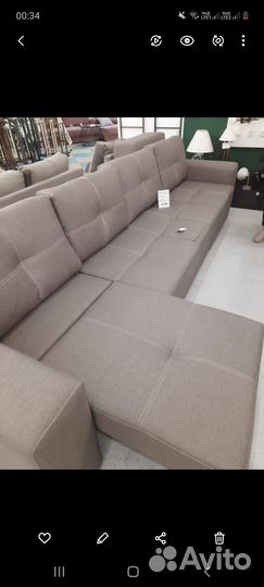 Большой угловой диван бу