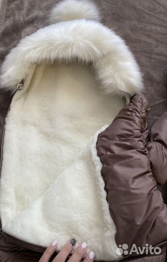 Зимний комплект для новорожденного