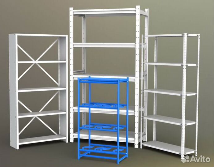 Стеллажи металлические среднегрузовые MS Pro