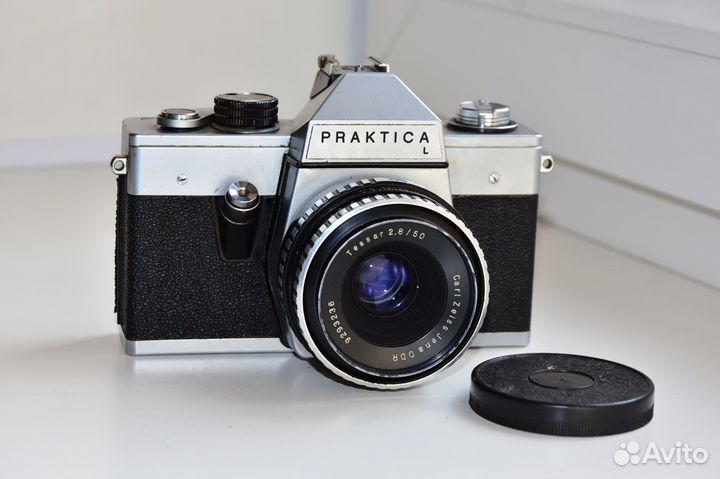 Praktica L Pentacon зеркалка с Tessar 50mm f/2.8