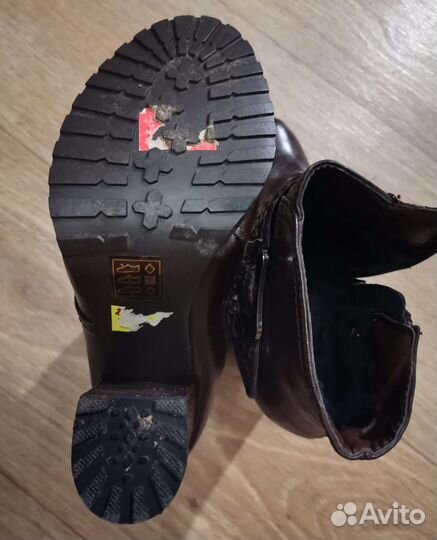 Ботильоны кожаные