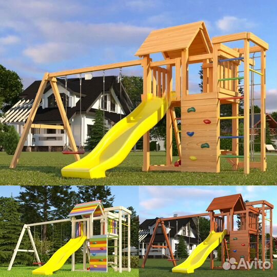 Площадка из клееного бруса