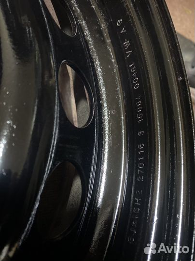 Штампованные диски r15 5x112 VAG Skoda, VW, Audi