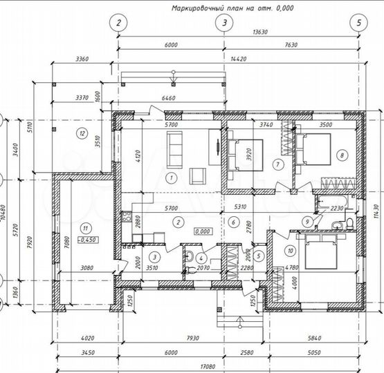 Дом 169,5 м² на участке 8 сот.