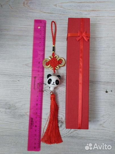 Брелок подвеска ключ Китайский узел- панда