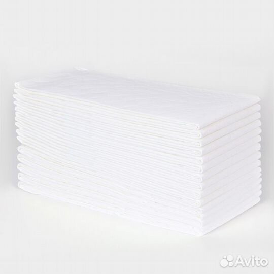 Пелёнки одноразовые впитывающие для детей Крошка Я, размер 60x90, 5 слоев, 30 шт