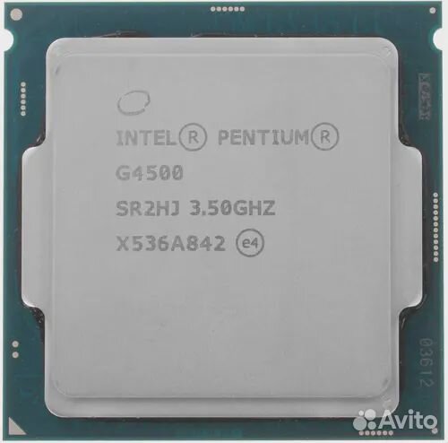 Процессор Intel Pentium G4500