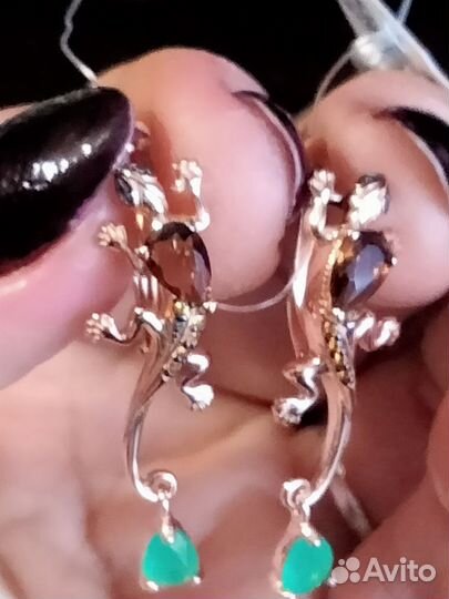 Серебряные серьги