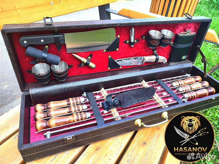 Шашлычный набор в кейсе