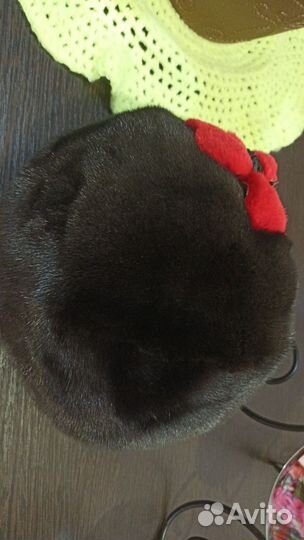 Берет женский норковый