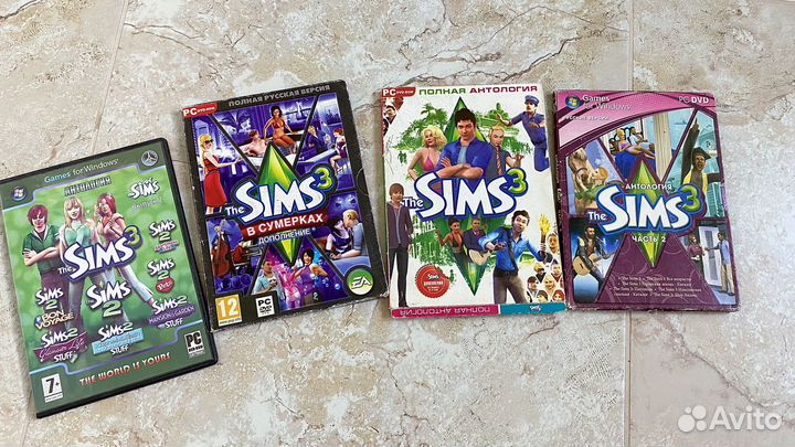 Компьютерные диски игры sims