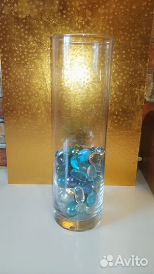 Новая ваза+0,5 кг. марблс