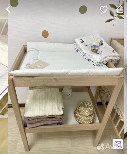 Матрасик на пеленальный столик