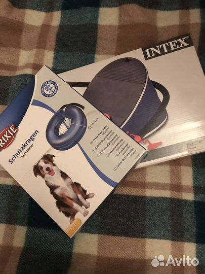 Ветеринарный надувной воротник trixie с насосом IN