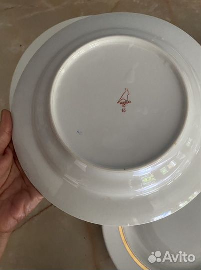 Тарелки большие бу