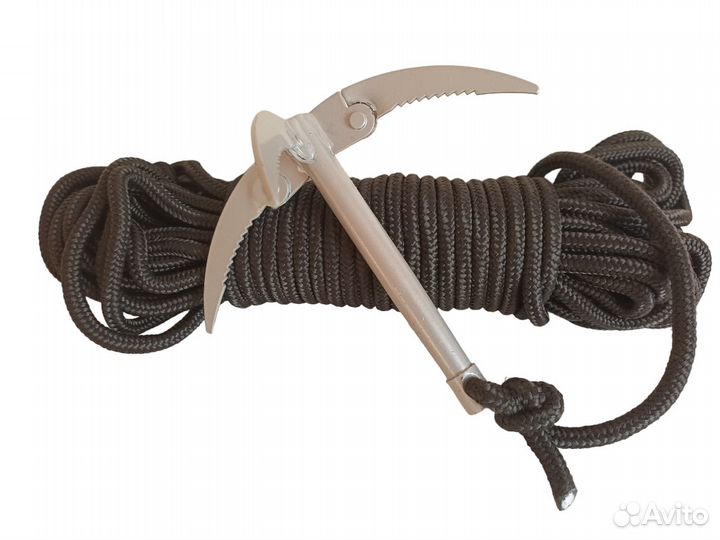 Кошка тактическая / Якорь с тросом 8 мм, 20 метров