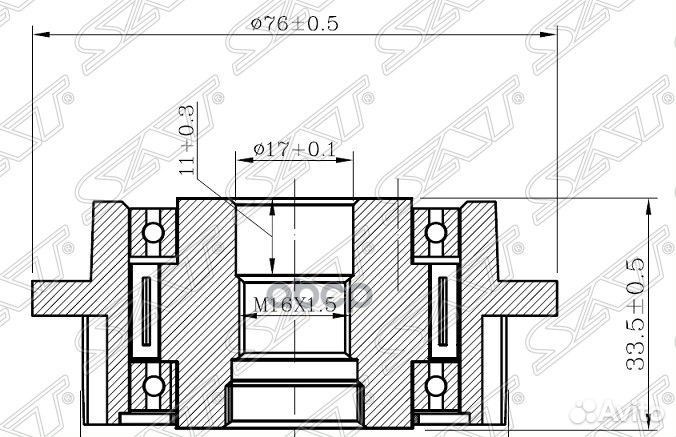 Шкив генератора VW multivan/touareg/transporter