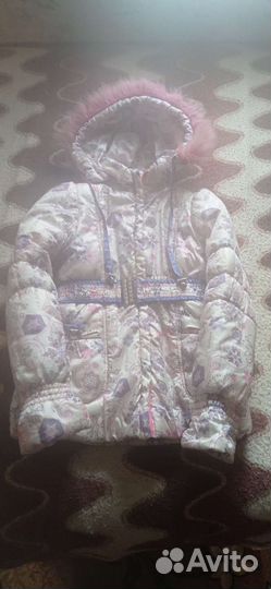 Куртка зимняя для девочки 134