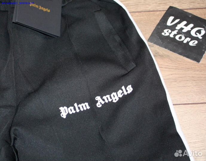 Штаны черные Palm Angels (Арт.23880)