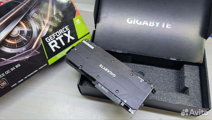 Видеокарта rtx2070 super 8gb gigabyte OC