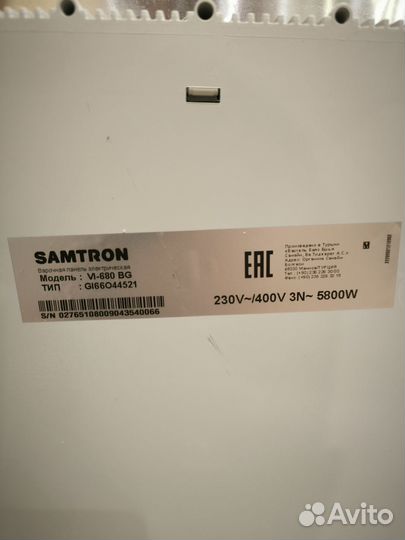 Варочная панель samtron