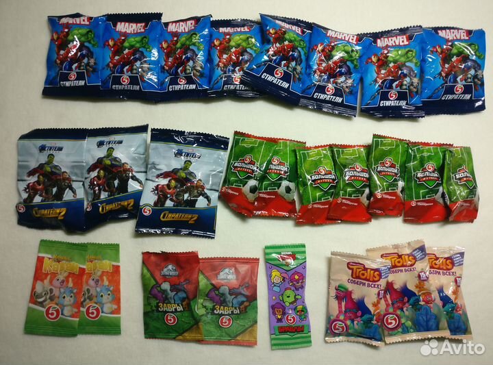 Стиратели 1и 2, Завры, Тролли, Большой футбол и др