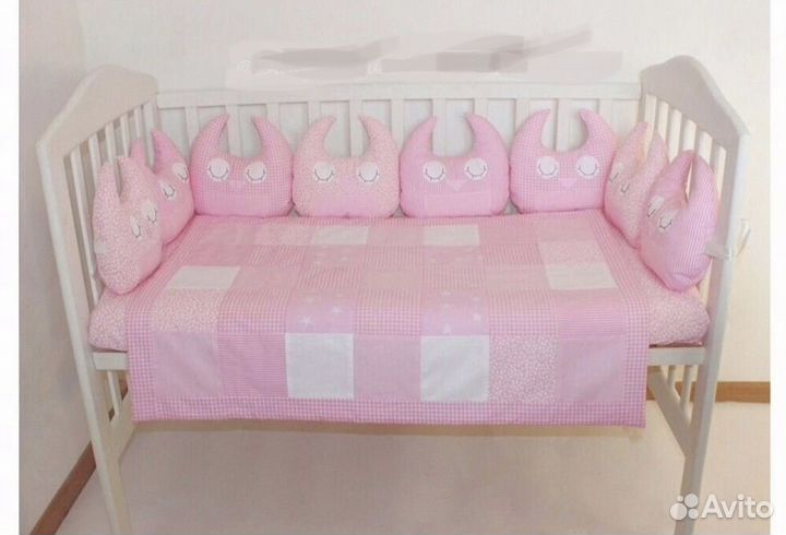 Бортики в детскую кроватку